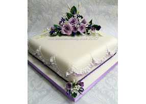 Single-tier Wedding Cake