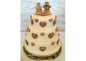 Gingerbread Wedding Cake