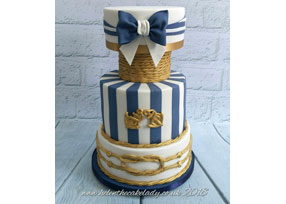 Nautical Navy and Gold Wedding